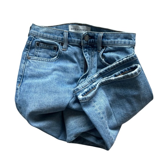 Aritzia Denim Forum The Bailey High Rise Boot 32L Size 25 - Picture 9 of 16